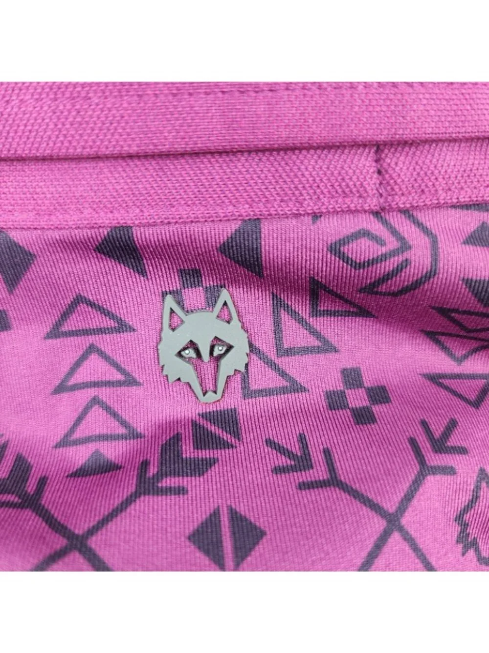 Greyson Shirt Mens XL Black Burgundy Geometric Novelty S/S Golf Polo